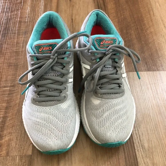 ASICS Women's Gel-Nimbus 22 Running Shoes 1012A587 Sheetrock 6.5M - Picture 2 of 10